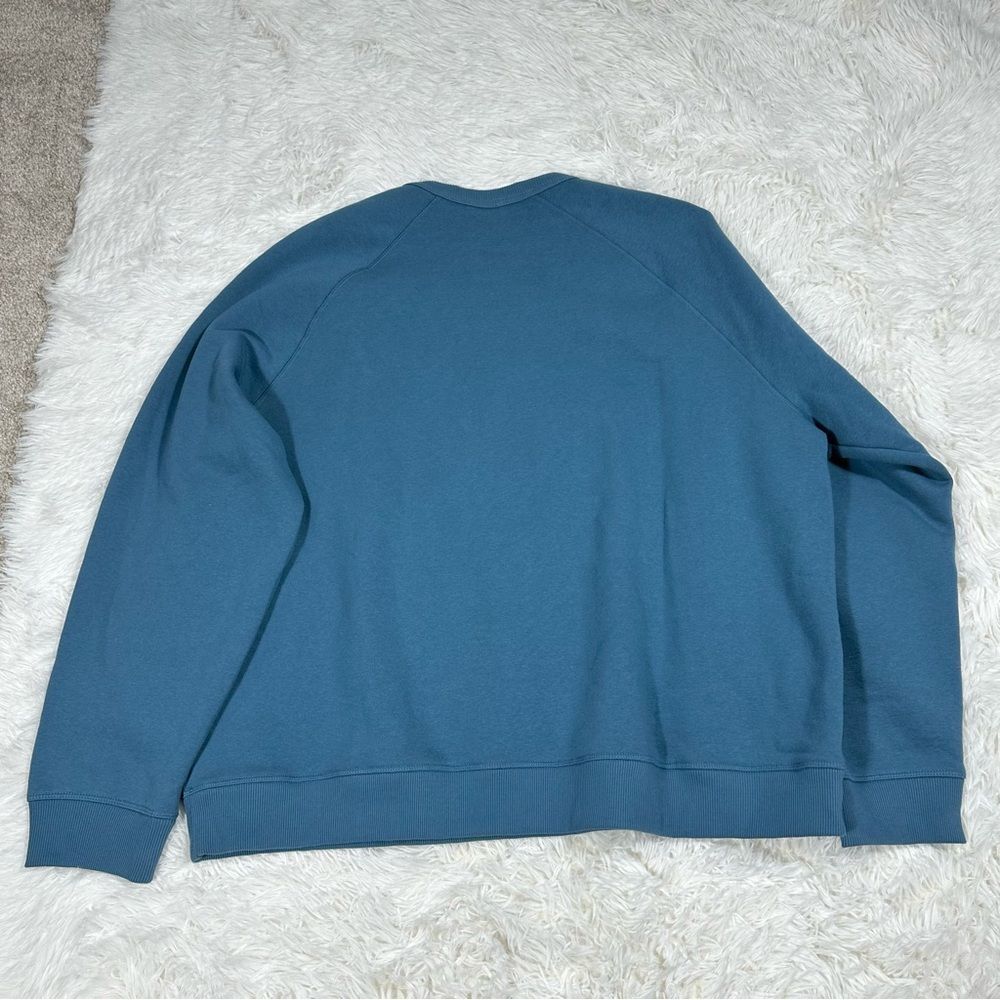 REI Co-op Unisex Sz XXXL Teal Blue Crewneck Sweatshirt Casual Outdoor Pullover - Picture 3 of 12